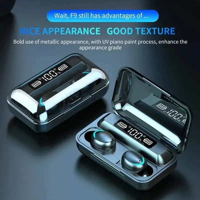 Premium Wireless Bluetooth Headset with Charge Box