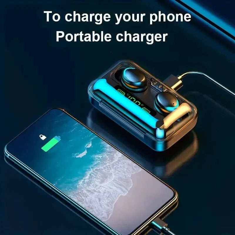 Premium Wireless Bluetooth Headset with Charge Box