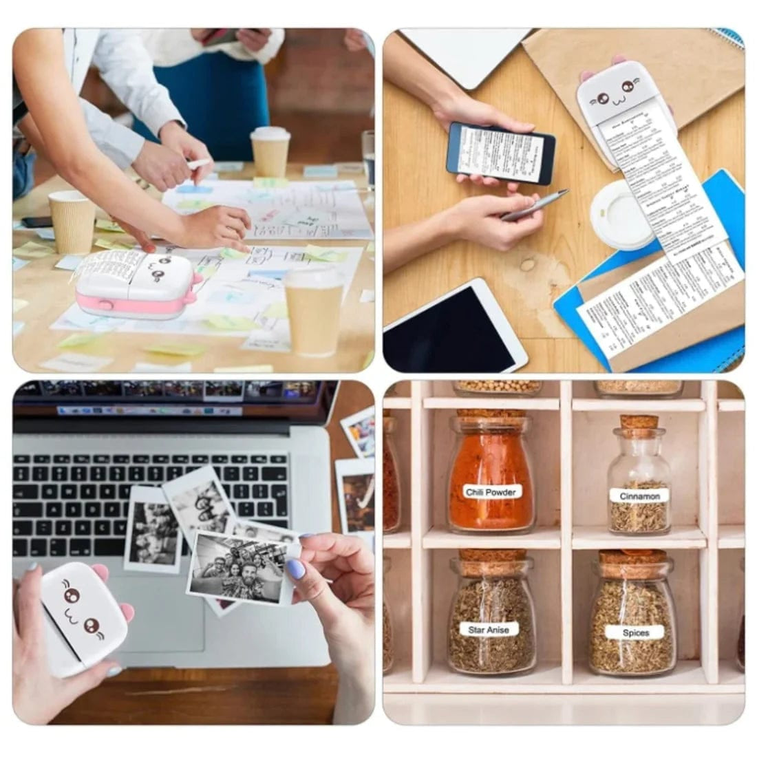 Mini Bluetooth Portable Inkless Photo Printer