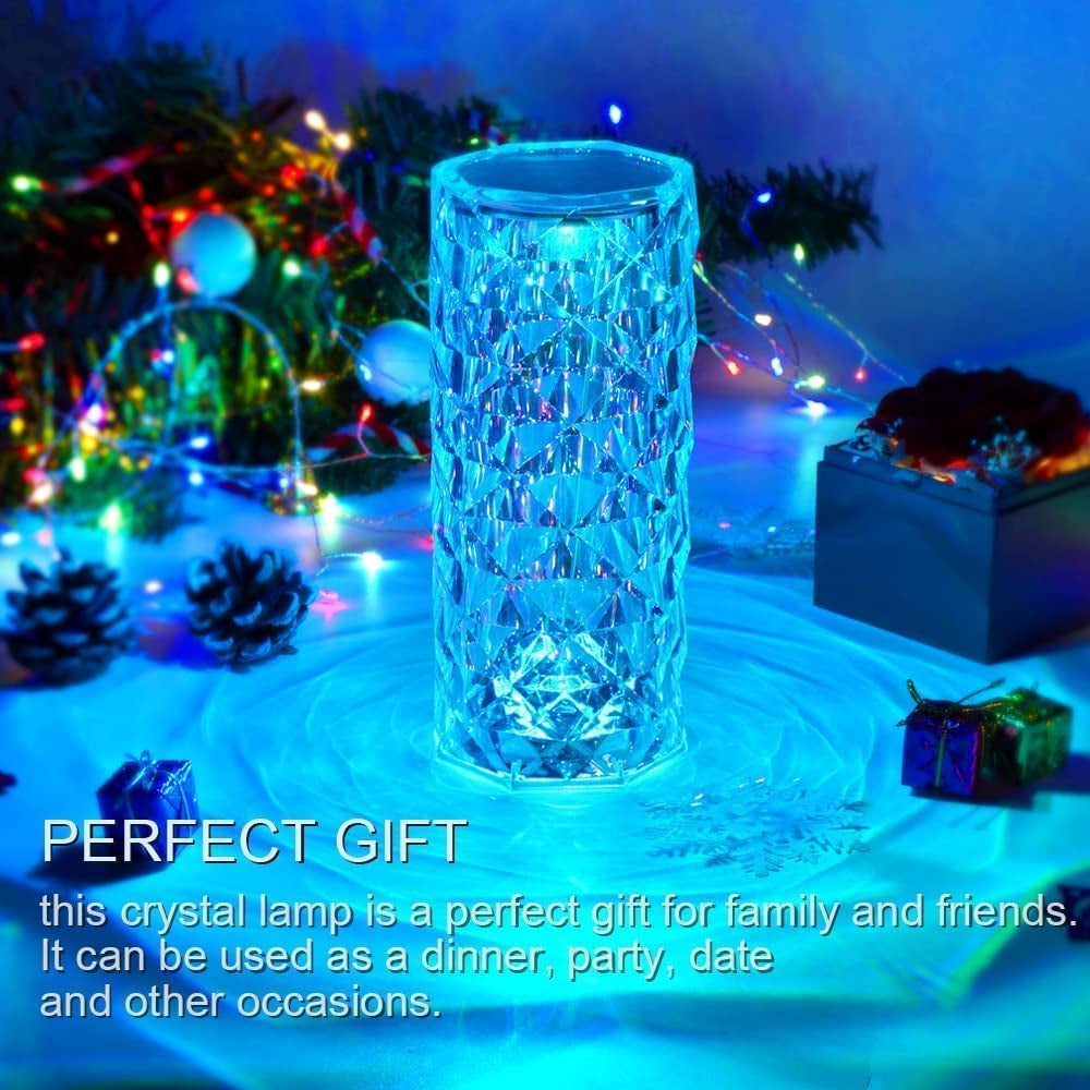 Crystal Lamp with 16 Colors (Touch Control)