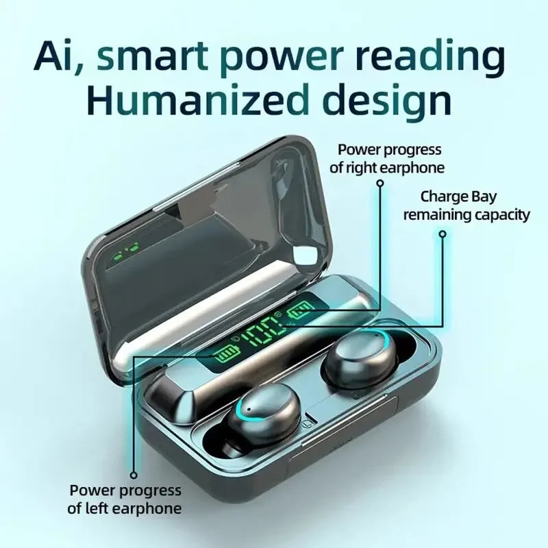 Premium Wireless Bluetooth Headset with Charge Box