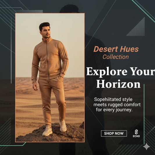 Desert Dusk Men’s Premium Tracksuit – Bold Comfort for Every Adventure