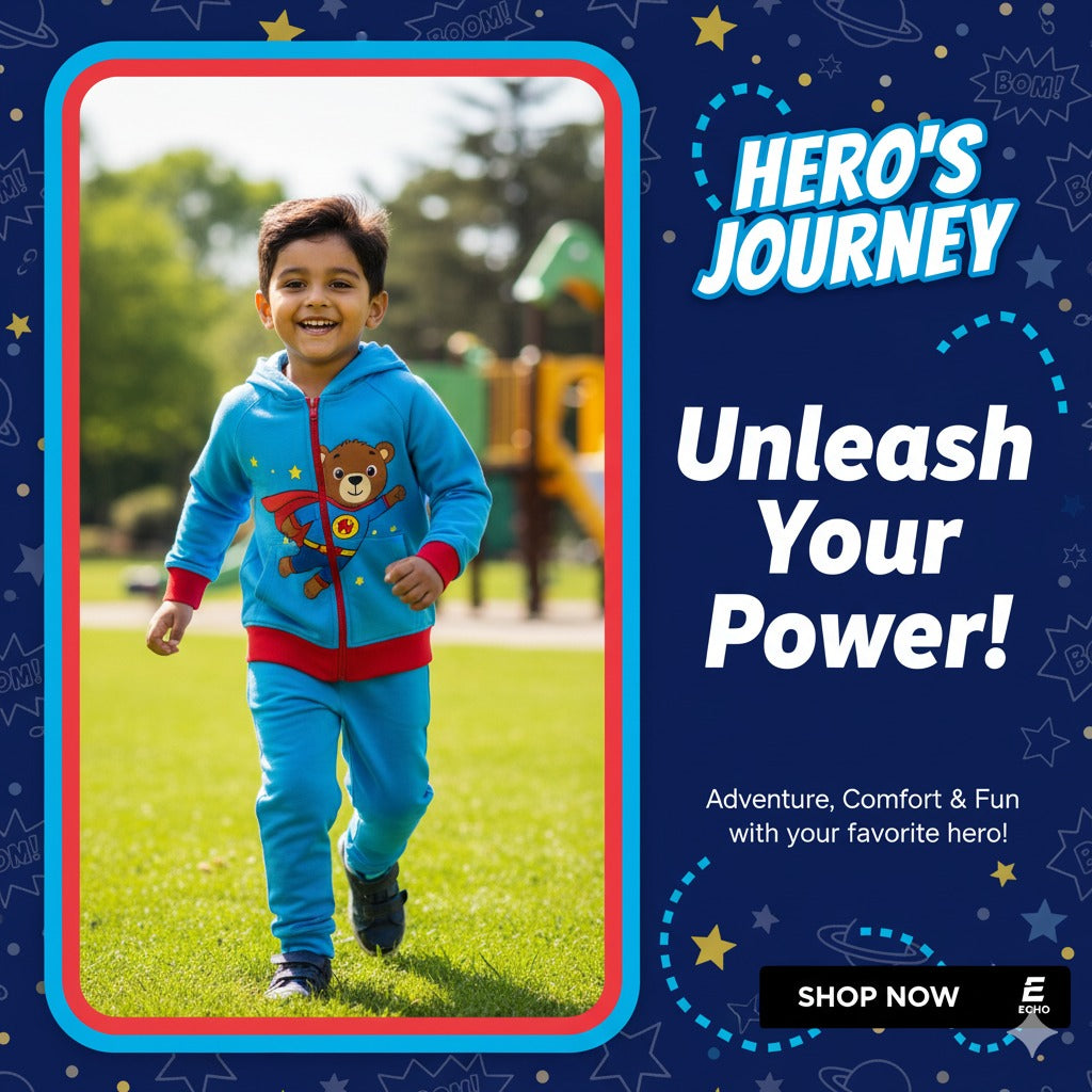 Kids’ Cozy Tracksuit – Warm, Playful & Perfect for Every Adventure