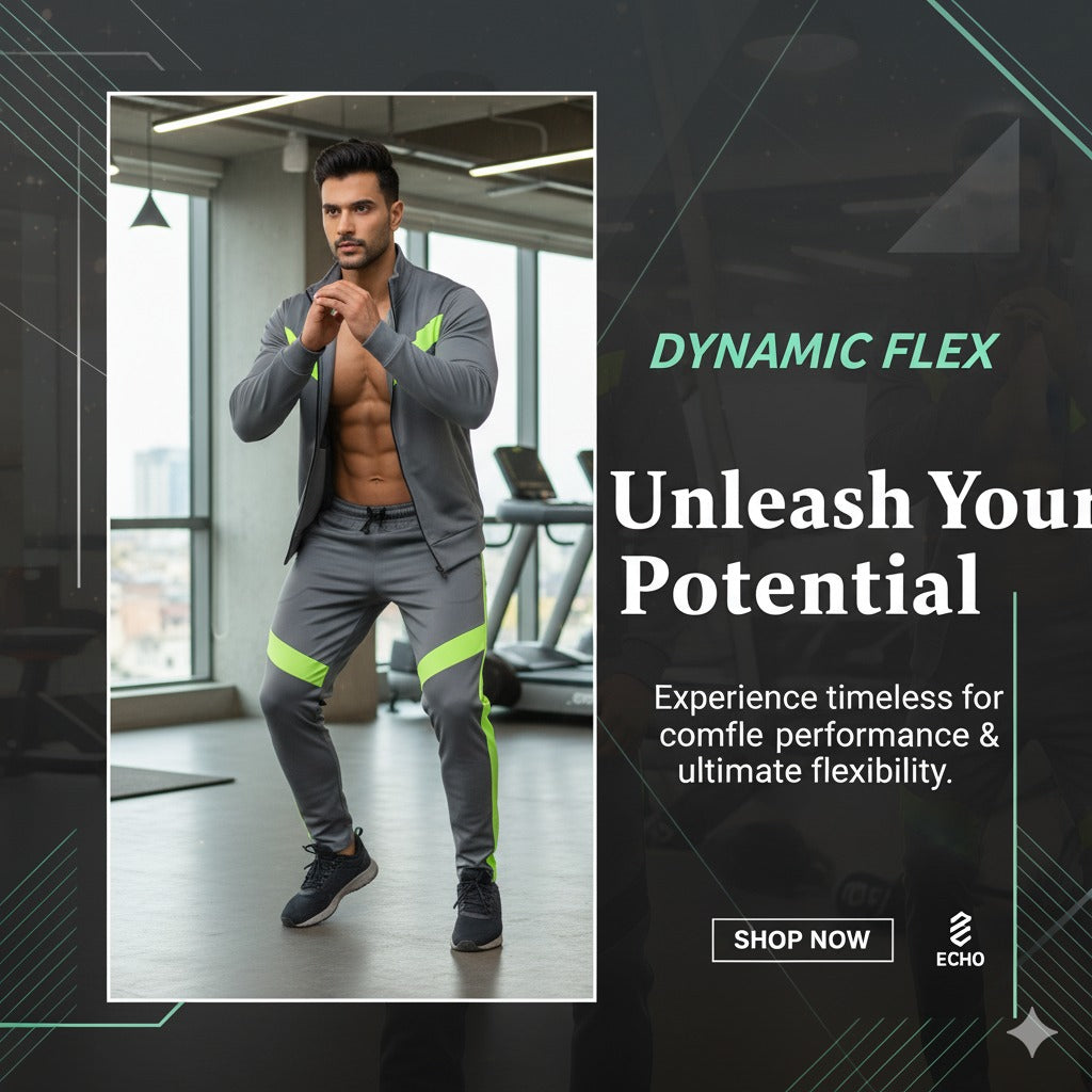 Men’s Gym Fit Tracksuit – Performance Comfort with Athletic Edge